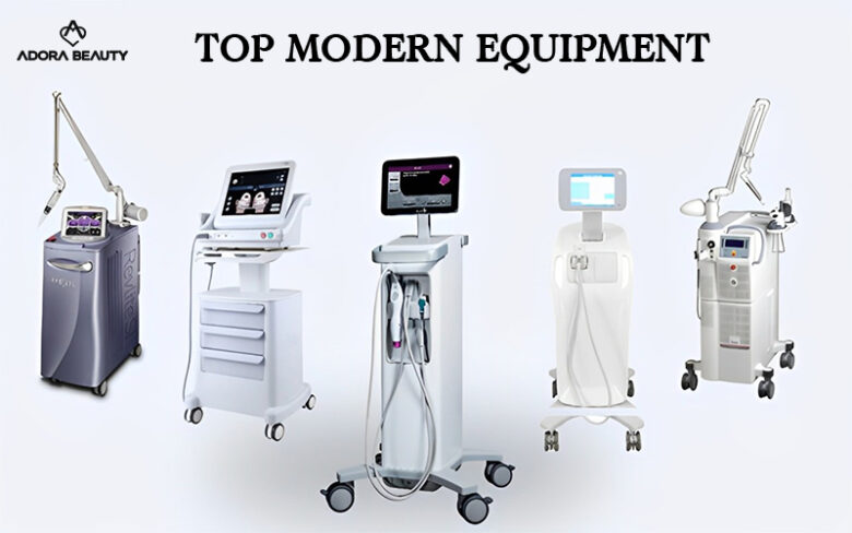 A system of modern equipment.